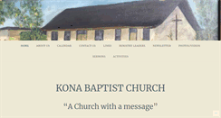 Desktop Screenshot of konabaptist.org