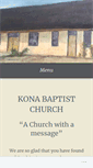 Mobile Screenshot of konabaptist.org
